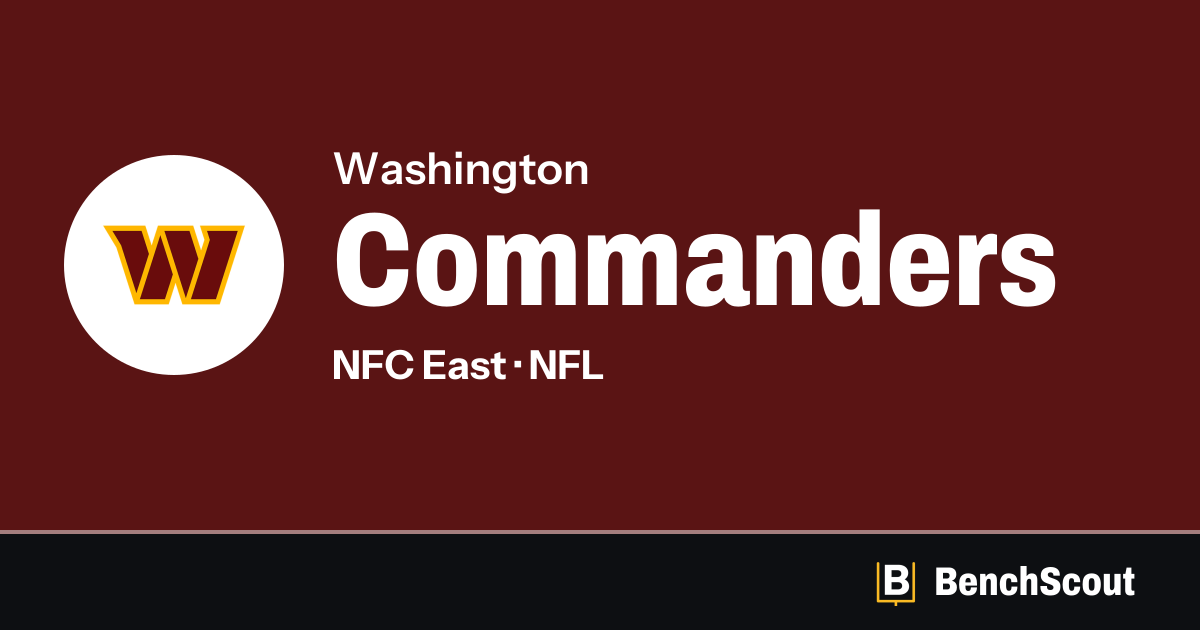 Washington Commanders Scores, Schedule & Stats — BenchScout